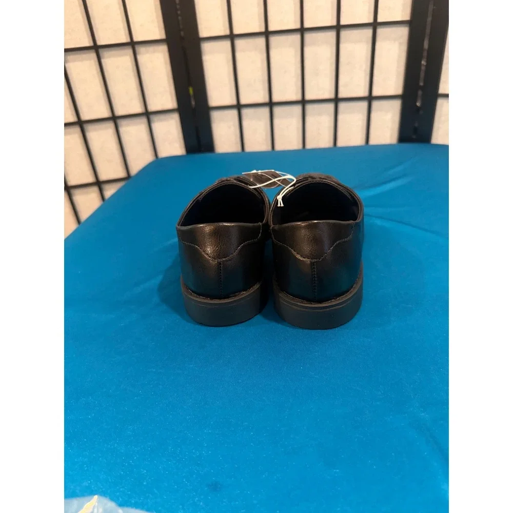 The Children's Place Boys Black Dress Shoes Lace Up Youth 6 NWT